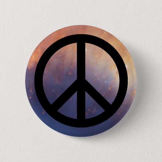 Badge Rond 5 Cm Bouton Nébuleuse de Hélix (Devant)