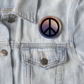 Badge Rond 5 Cm Bouton Nébuleuse de Hélix (En situation)