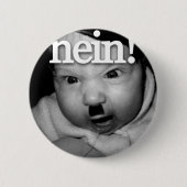 Badge Rond 5 Cm Bouton NEIN ! (Devant)