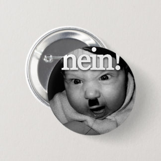 Badge Rond 5 Cm Bouton NEIN !
