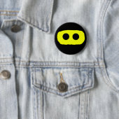 Badge Rond 5 Cm Bouton Ninja (En situation)