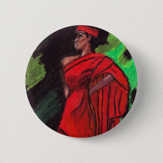 Badge Rond 5 Cm Bouton NOIR de BEAUTÉ (Devant)