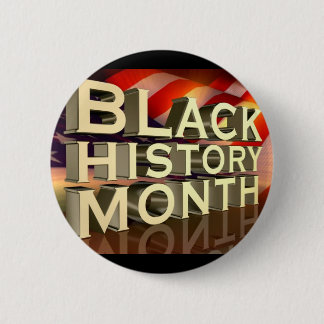 Badge Rond 5 Cm Bouton noir de mois d'histoire