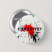 Badge Rond 5 Cm Bouton noir de proverbe (Devant & derrière)