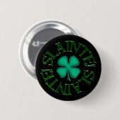 Badge Rond 5 Cm Bouton noir de slainte (Devant & derrière)