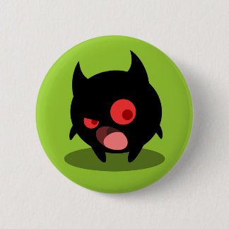 Badge Rond 5 Cm Bouton noir de truc