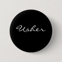 Bouton noir et blanc d'Usher