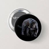 Badge Rond 5 Cm Bouton noir Jaguar Diablo (Devant & derrière)