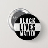 Badge Rond 5 Cm Bouton Noir Lives Matton (Devant & derrière)