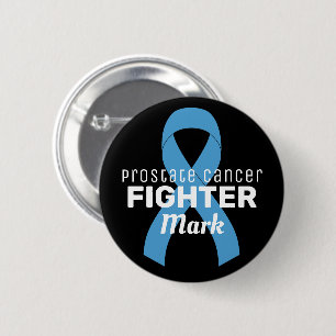 Badge Rond 5 Cm Bouton noir ruban du cancer de la prostate