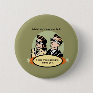 Badge Rond 5 Cm Bouton non droit