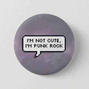 Badge Rond 5 Cm Bouton non mignon