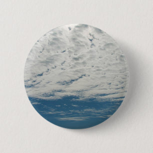 Badge Rond 5 Cm Bouton Nuages