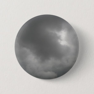 Badge Rond 5 Cm Bouton Nuages de tempête