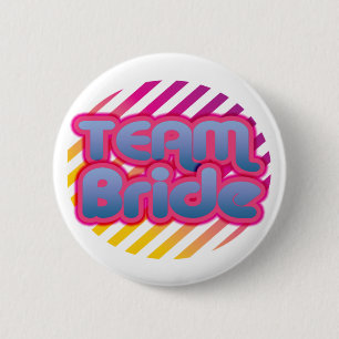 Badge Rond 5 Cm Bouton nuptiale de Bachelorette de partie de jeune