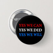 Badge Rond 5 Cm bouton obama (Devant & derrière)