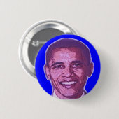 Badge Rond 5 Cm Bouton OBAMA (Devant & derrière)