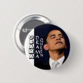 Badge Rond 5 Cm Bouton Obama (Devant & derrière)