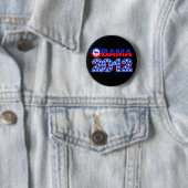Badge Rond 5 Cm Bouton OBAMA 2012 (En situation)