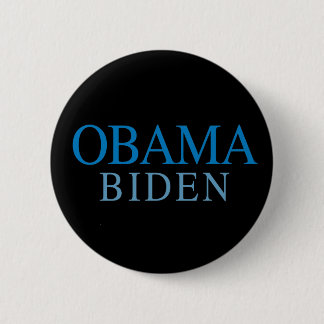 Badge Rond 5 Cm Bouton Obama Biden