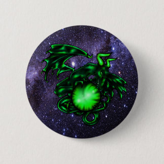 Badge Rond 5 Cm Bouton Œil de Dragon