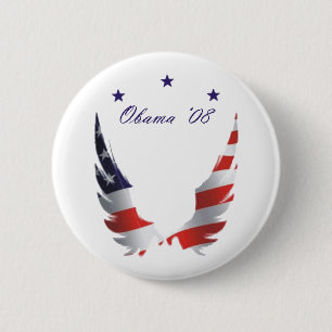 Badge Rond 5 Cm Bouton officiel #1 d'Obama