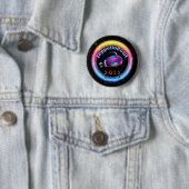 Badge Rond 5 Cm Bouton officiel de ZeppelinBowl 2013 (En situation)