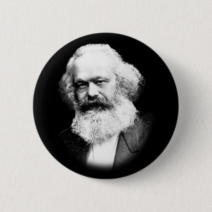 Badge Rond 5 Cm bouton officiel Karl Marx