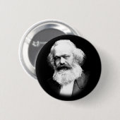 Badge Rond 5 Cm bouton officiel Karl Marx (Devant & derrière)