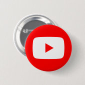 Badge Rond 5 Cm Bouton officieux de YouTube (Devant & derrière)