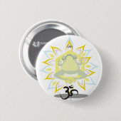 Badge Rond 5 Cm Bouton Om Frog (Devant & derrière)