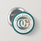 Badge Rond 5 Cm Bouton Omni Gaming (Devant & derrière)