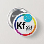 Badge Rond 5 Cm Bouton ON de logo de KFSSI (Devant & derrière)
