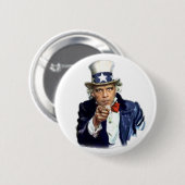 Badge Rond 5 Cm Bouton Oncle Barack (Devant & derrière)