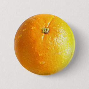 Badge Rond 5 Cm Bouton orange 02