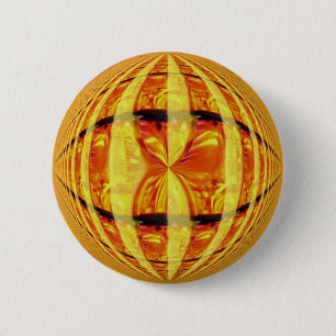 Badge Rond 5 Cm Bouton Orb Gold arrondi