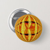 Badge Rond 5 Cm Bouton Orb Gold arrondi (Devant & derrière)