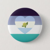 Badge Rond 5 Cm bouton orienté de mlm d'aroace (Devant)