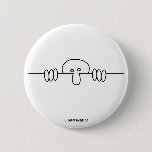 Badge Rond 5 Cm Bouton original de Kilroy (Devant)