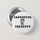 Badge Rond 5 Cm Bouton original de logo (Devant & derrière)