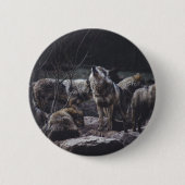Badge Rond 5 Cm Bouton Pack Wolf (Devant)