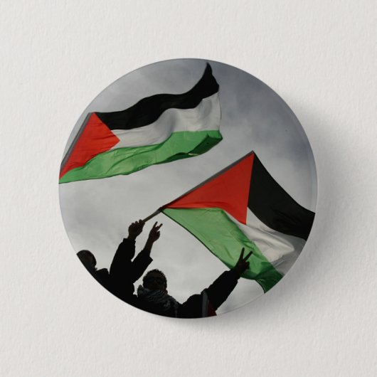 Badge Rond 5 Cm Bouton palestinien de solidarité (Devant)