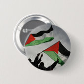Badge Rond 5 Cm Bouton palestinien de solidarité (Devant & derrière)