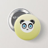 Badge Rond 5 Cm Bouton Panda (Devant & derrière)