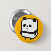 Badge Rond 5 Cm Bouton - panda de boîte (Devant & derrière)