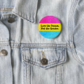 Badge Rond 5 Cm Bouton Pansexual (En situation)