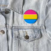 Badge Rond 5 Cm Bouton Pansexual de fierté (En situation)
