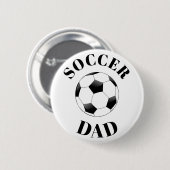 Badge Rond 5 Cm Bouton papa de football (Devant & derrière)