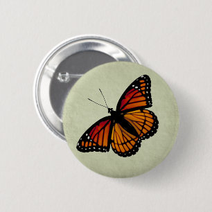 Badge Rond 5 Cm Bouton papillon Viceroy