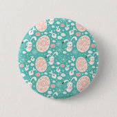 Badge Rond 5 Cm Bouton Parade de Pâques (Devant)